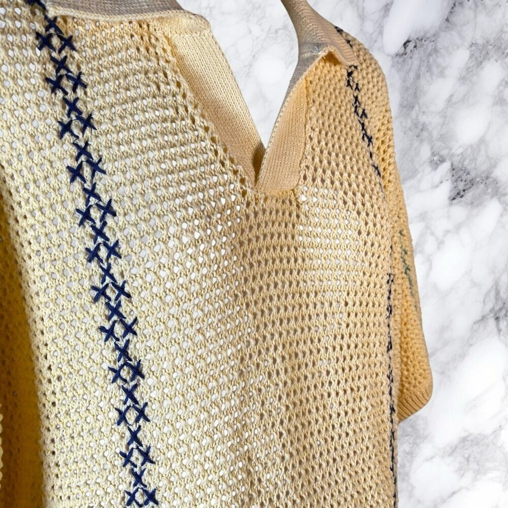 Zara Crochet Knit Shirt - Picture 10 of 11
